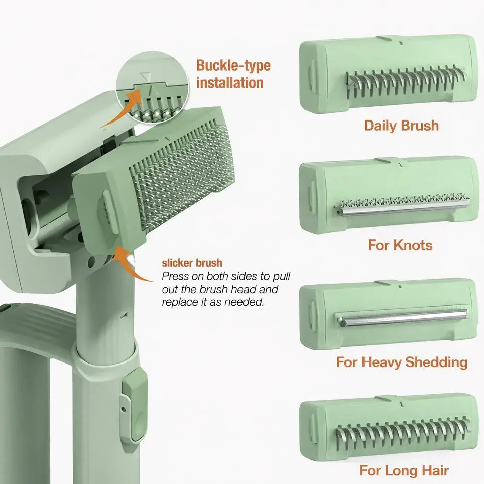 Portable Pet vacuum cleaner all-in-one machine hair care device suction hair comb massage comb source manufacturer hair removal float hair cleaning