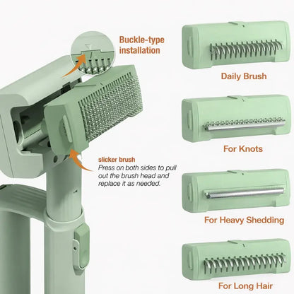 Portable Pet vacuum cleaner all-in-one machine hair care device suction hair comb massage comb source manufacturer hair removal float hair cleaning