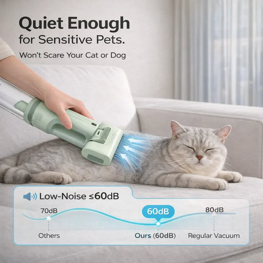 Portable Pet vacuum cleaner all-in-one machine hair care device suction hair comb massage comb source manufacturer hair removal float hair cleaning