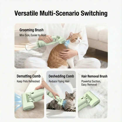 Portable Pet vacuum cleaner all-in-one machine hair care device suction hair comb massage comb source manufacturer hair removal float hair cleaning